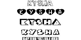 Coloriage Kysha