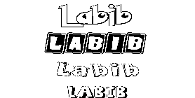 Coloriage Labib