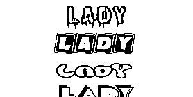 Coloriage Lady