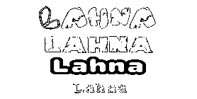 Coloriage Lahna