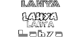 Coloriage Lahya