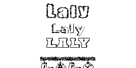 Coloriage Laly