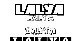 Coloriage Lalya