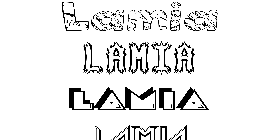 Coloriage Lamia
