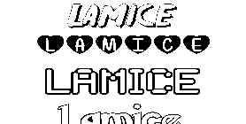 Coloriage Lamice