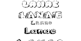 Coloriage Lanae