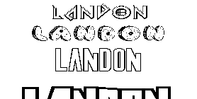 Coloriage Landon