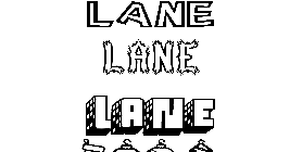 Coloriage Lane