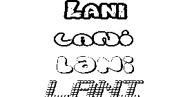 Coloriage Lani