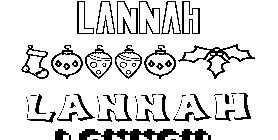 Coloriage Lannah