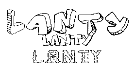 Coloriage Lanty