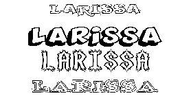 Coloriage Larissa