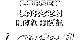 Coloriage Larsen