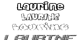 Coloriage Laurine