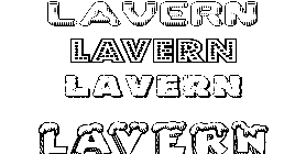 Coloriage Lavern