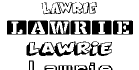 Coloriage Lawrie