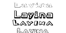 Coloriage Layina