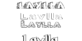Coloriage Laylla