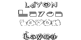 Coloriage Layon