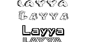Coloriage Layya