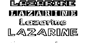 Coloriage Lazarine