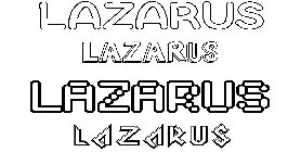 Coloriage Lazarus