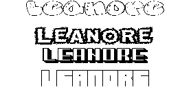 Coloriage Leanore