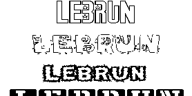 Coloriage Lebrun