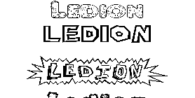 Coloriage Ledion