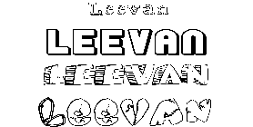 Coloriage Leevan