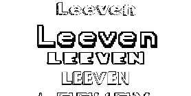 Coloriage Leeven