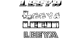 Coloriage Leeya