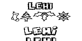 Coloriage Lehi