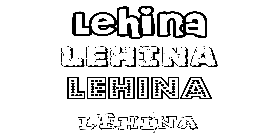 Coloriage Lehina
