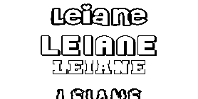 Coloriage Leiane