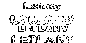 Coloriage Leilany