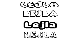 Coloriage Lejla