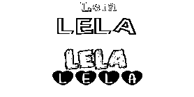 Coloriage Lela