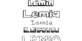 Coloriage Lemia