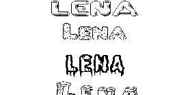 Coloriage Lena