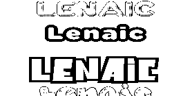 Coloriage Lenaic