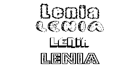 Coloriage Lenia