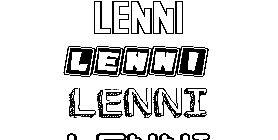 Coloriage Lenni