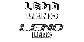 Coloriage Leno