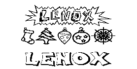 Coloriage Lenox