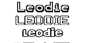 Coloriage Leodie