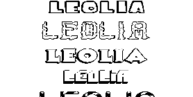 Coloriage Leolia