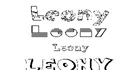 Coloriage Leony