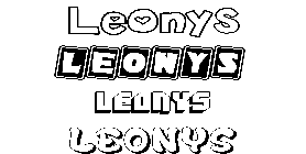 Coloriage Leonys
