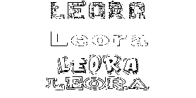 Coloriage Leora